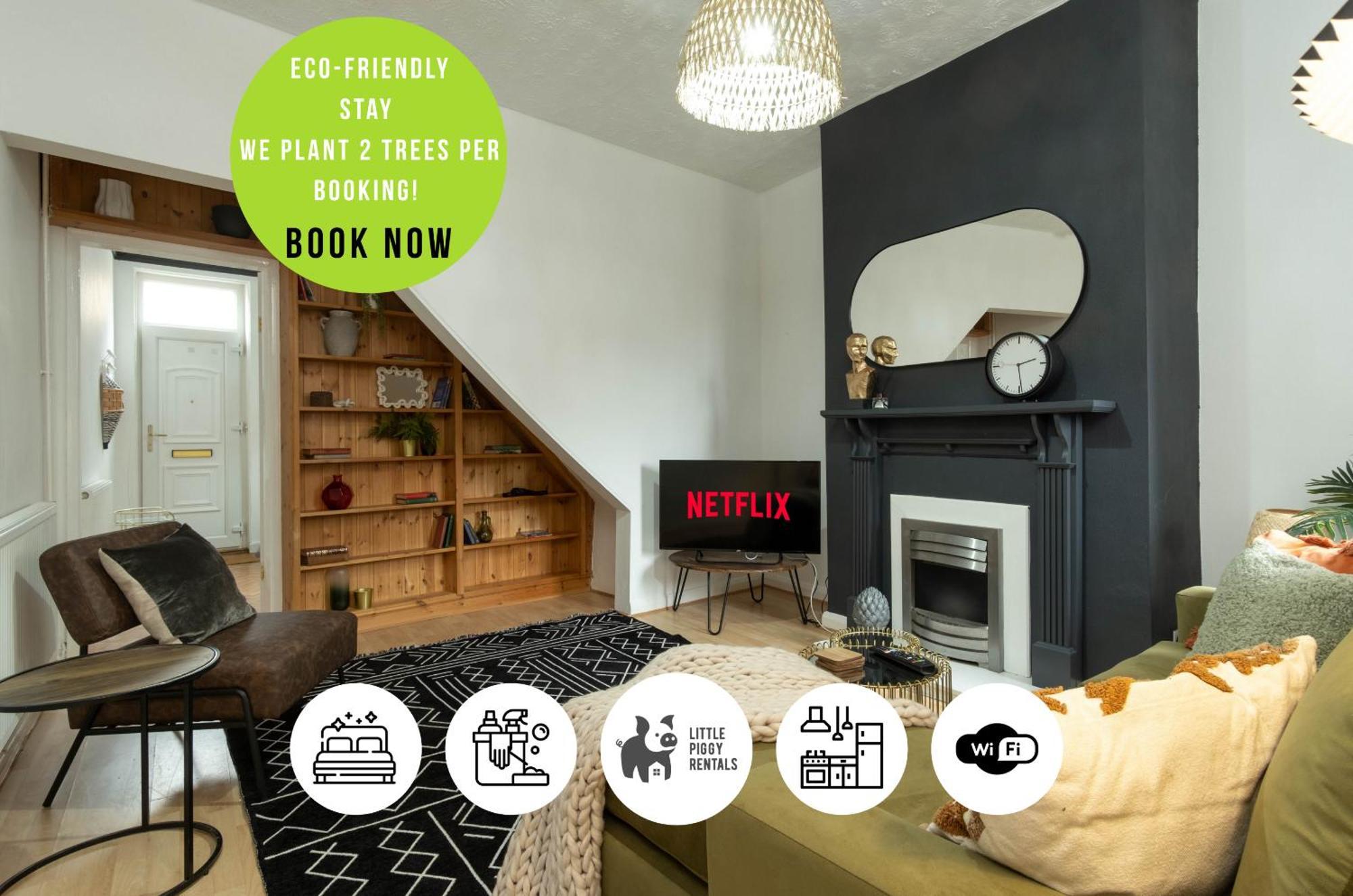 2 Bedroom Apartment By Littlepiggyrentals Short Lets & Serviced Accommodation Leicester With Wi-Fi, Free Parking & Outdoor Area Quarto foto